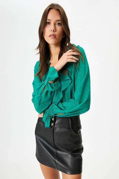 Yeşil Kadın Bluz 4WAK60010FW