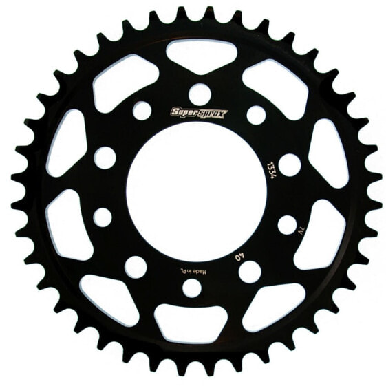 SUPERSPROX Steel Honda 530x40 RFE1334X40BLK Rear Sprocket