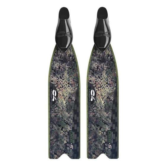 C4 S-990 Camo 40 spearfishing fins