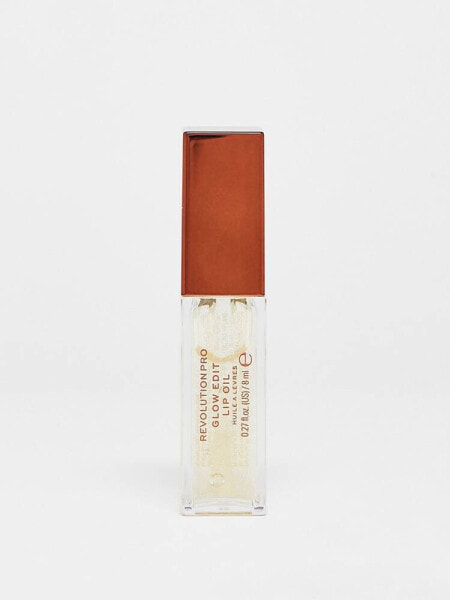 Revolution Pro Glow Edit Shimmer Lip Oil Touch Clear