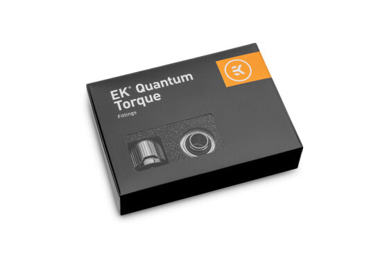 EK Water Blocks EK-Quantum Torque 6-Pack STC 12/16 - Fittings - Brass - Nickel - Silver - 1/4"
