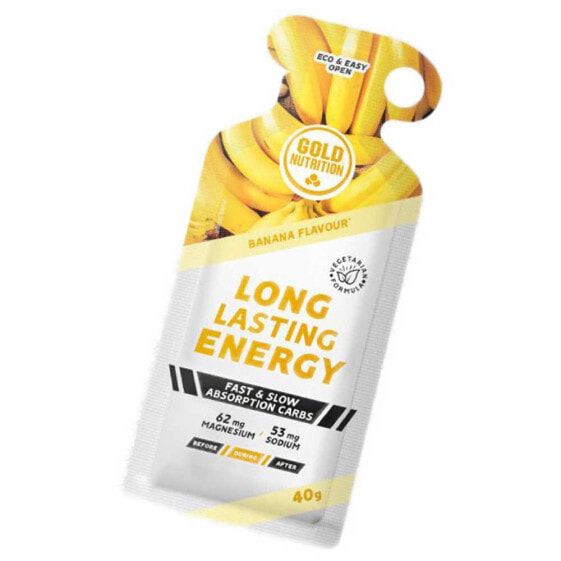 GOLD NUTRITION Long Lasting 40g Banana Energy Gels