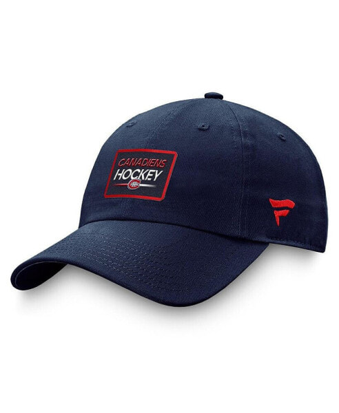Бейсболка Fanatics мужская синего цвета Montreal Canadiens Authentic Pro Prime Adjustable Hat