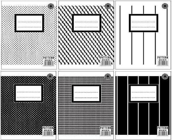 Ziemia Obiecana Brulion B5/96K kratka Pattern (5szt)