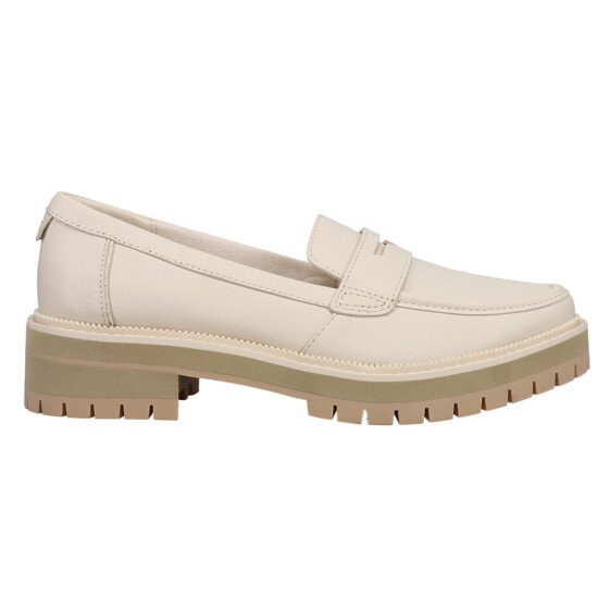 TOMS Cara Lug Sole Loafers Womens Off White 10020239-101