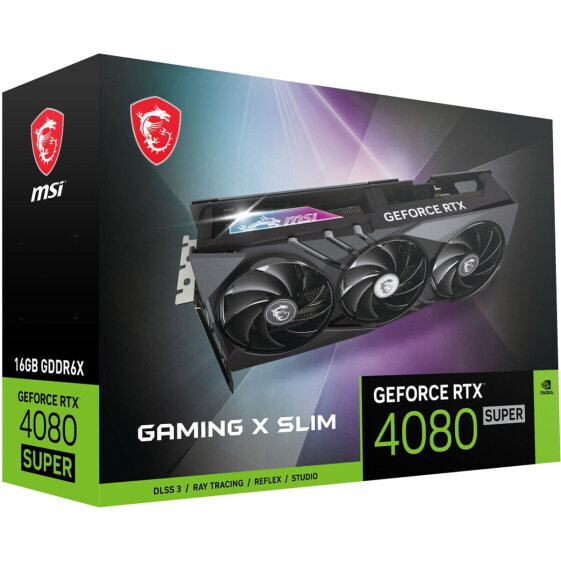 Графическая карта MSI X SLIM GEFORCE RTX 4080 SUPER 16 GB GDDR6X