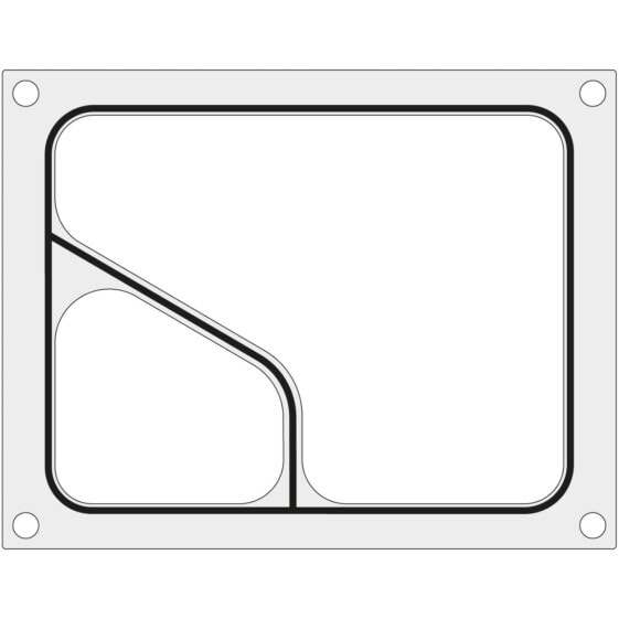 Кухонный аксессуар - Матрица для двойного лотка COLT 227x178 мм - Hendi 805749