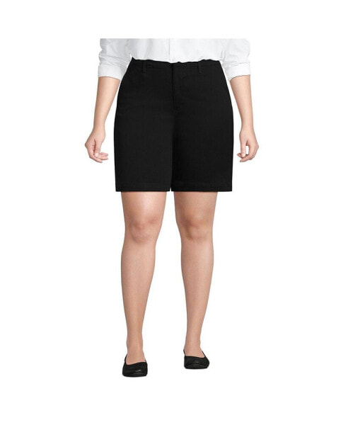 Plus Size Classic 7" Chino Shorts