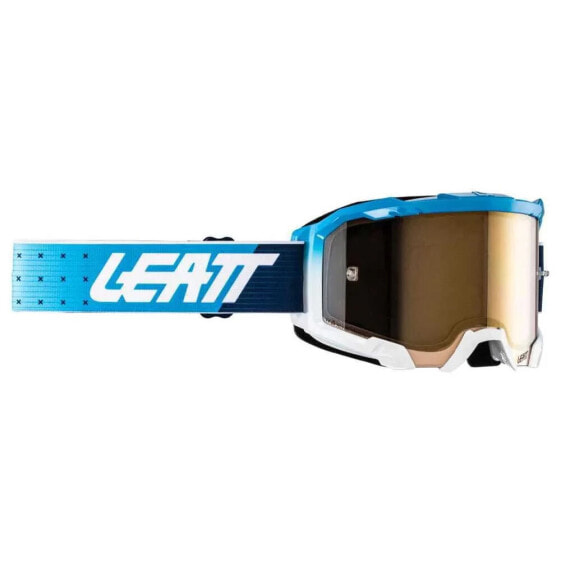 LEATT Velocity 4.5 Iriz off-road goggles with roll-off system