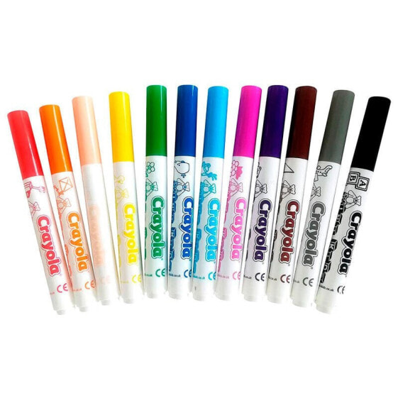 Crayola Mini Kids Washable Markers Смываемые фломастеры для малышей