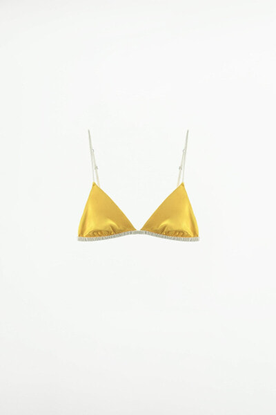 Satin triangle bralette - limited edition
