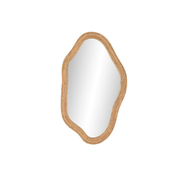 Настенное зеркало Home ESPRIT Натуральный Стеклянный ротанг город 71 x 2,5 x 120,5 cm