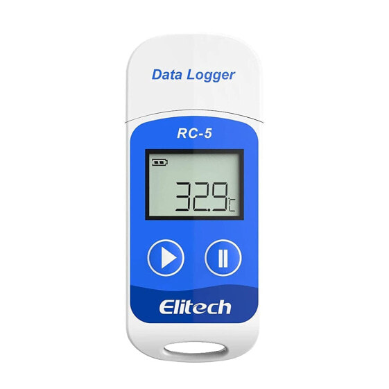 Elitech USB Temperature Data Logger 32000 Points Software for Mac and PC Reusable