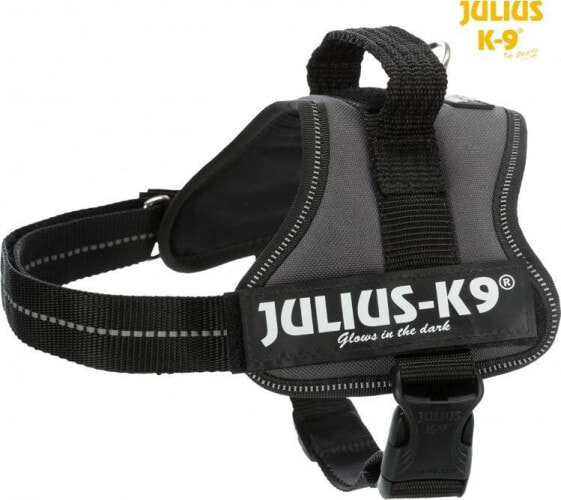 Trixie Julius-K9® Powerharness® szelki, dla psa, antracyt, Mini/M: 51–67 cm/28 mm