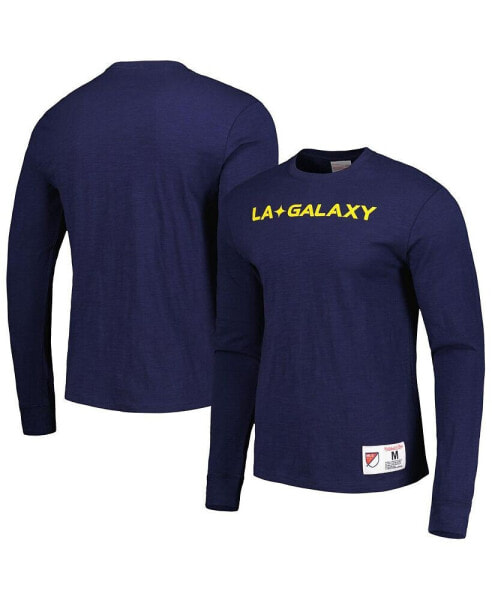 Футболка длинный рукав Mitchell&Ness LA Galaxy Legendary мужская синяя