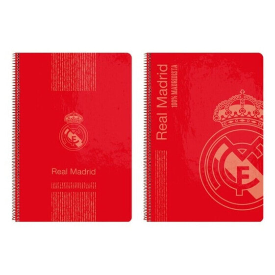 Записная книга на пружине Real Madrid C.F. 511957066 Красный A4