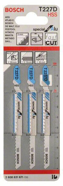 Bosch Stichsägeblatt T 227 D Special for Alu