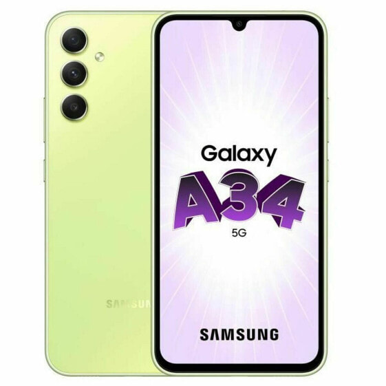 Смартфоны Samsung A34 5G 6,6" 128 GB лимонный 6 GB RAM 128 Гб