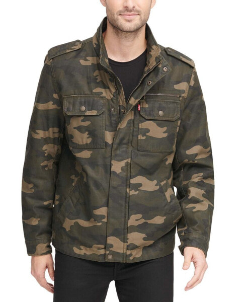 Men's Cotton Zip-Front Jacket