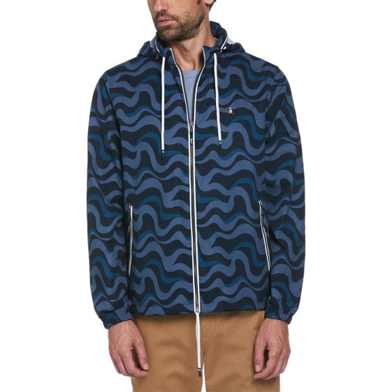 ORIGINAL PENGUIN Ripstop Aop Wavy jacket