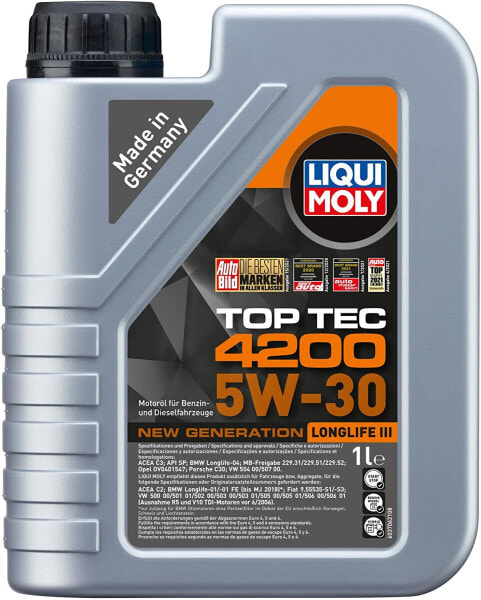 Моторное масло LIQUI MOLY TopTec 4200 5W30 1л
