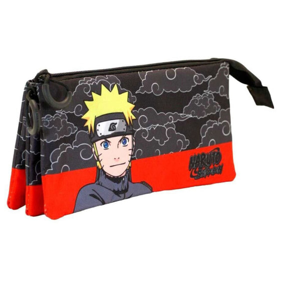 KARACTERMANIA Triple Pocket Pencil Case Clouds Naruto Shippuden