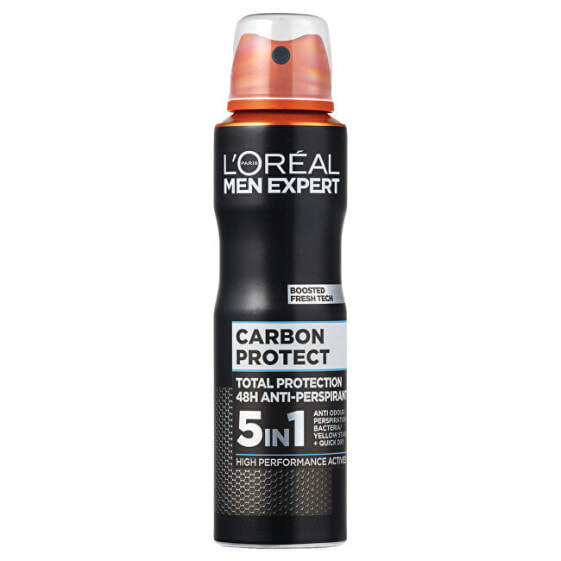 Дезодорант-антиперспирант для мужчин L'Oreal Paris Carbon Protect 5в1 150 мл