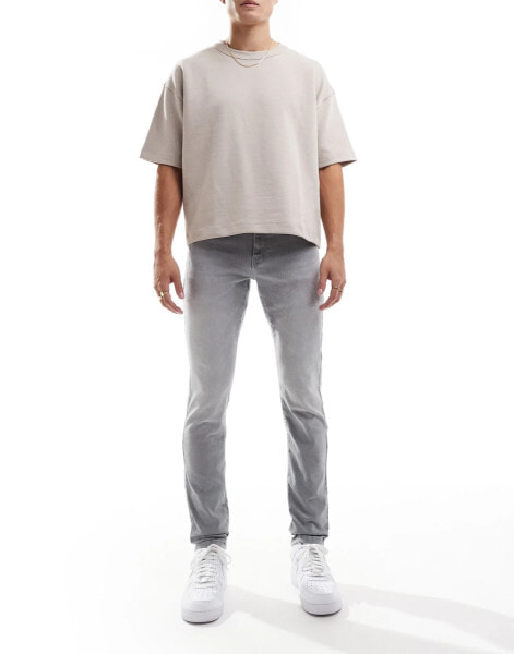 ONLY & SONS Loom slim fit jeans in washed grey