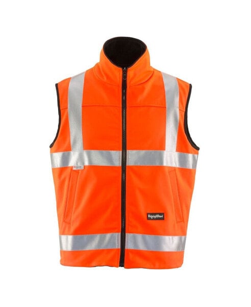 Men's High Visibility Softshell Safety Vest