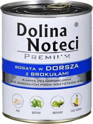 Dolina Noteci DOLINA NOTECI Premium bogata w dorsza z brokułami - mokra karma dla psa - 800g