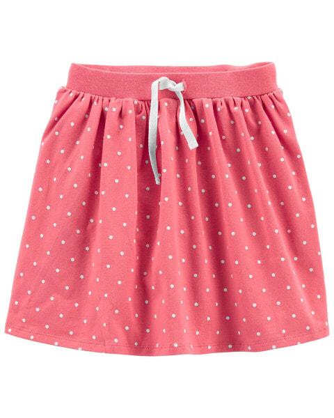 Kid Polka Dot Jersey Skort 5