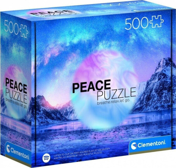 Clementoni Puzzle 500 Peace Collection Light Blue