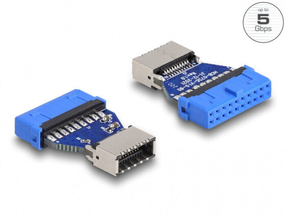 Разъем для USB 3.0 (20 pin) Delock 66233 - USB (USB 3.2 Gen 1) key A 20 pin