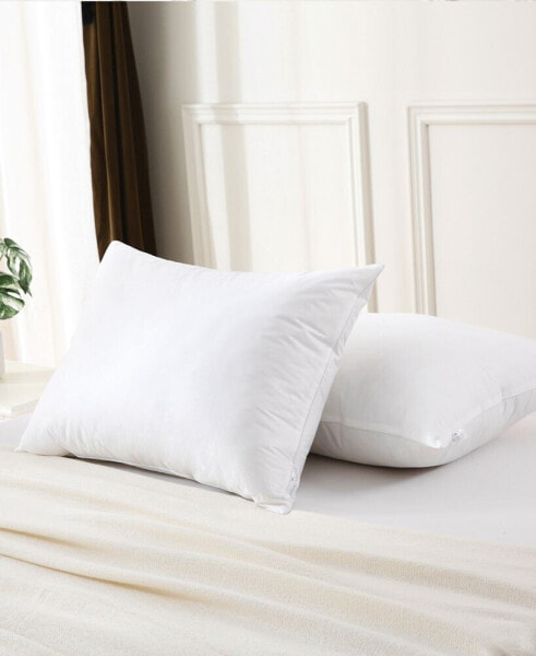 Twin Pack White Goose Down and Feather Blend pillow, King