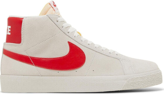 [864349-109] Mens Nike SB BLAZER MID 'SUMMIT WHITE UNIVERSITY RED'