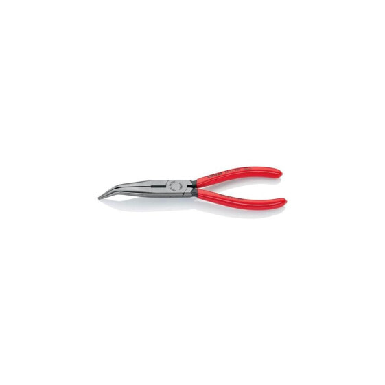 Knipex Flachrundzange Länge 200 mm poliert 40° gewinkelt Kunststoffüberzug