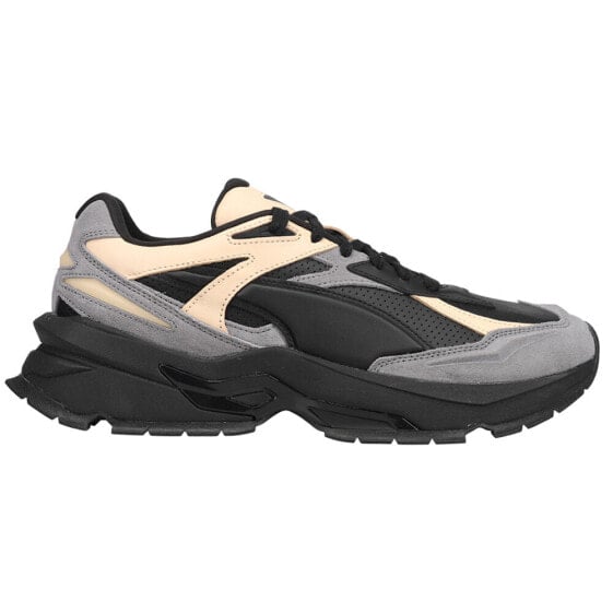 Puma Nano Dunes Lace Up Mens Black Sneakers Casual Shoes 38860902