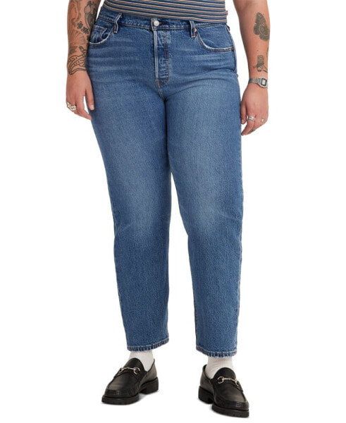 Trendy Plus Size 501® Cotton High-Rise Jeans