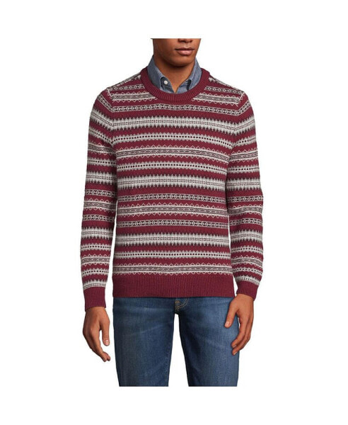 Men's Snowflake Crewneck Sweater
