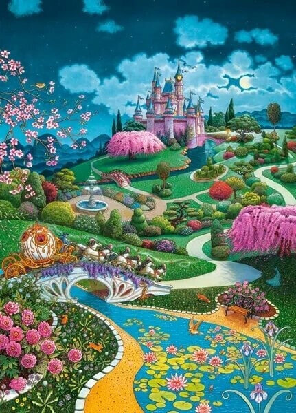 Castorland Puzzle 180 Cinderella's Castle CASTOR