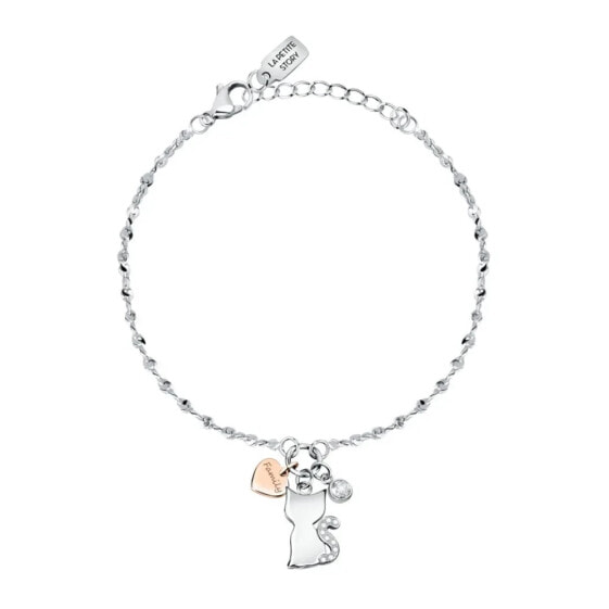 LE PETITE STORY Charms Story Kitty bracelet