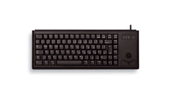 Cherry Slim Line COMPACT-KEYBOARD G84-4400 - Keyboard - 83 keys QWERTY - Black