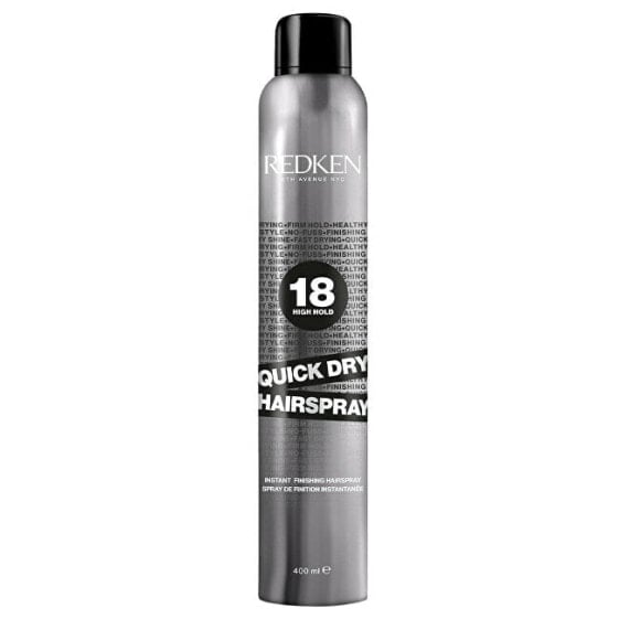 Redken Quick Dry 18 Hairspray Быстросохнущий лак cо средней степенью фиксации и блеском