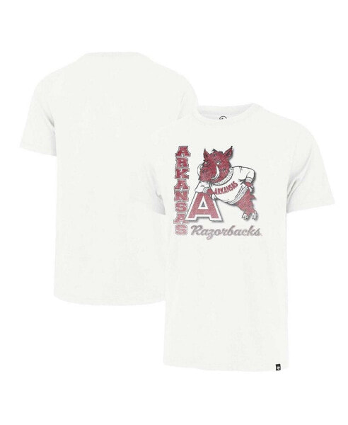 Men's Cream Arkansas Razorbacks Phase Out Throwback Franklin T-shirt