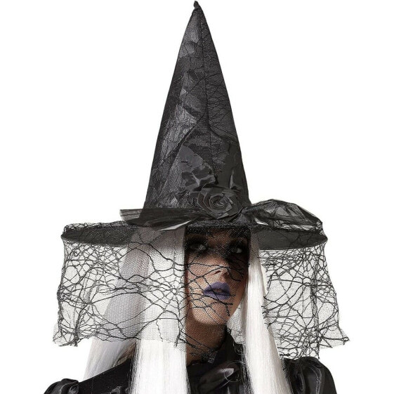 Шляпа Паутина Ведьма Чёрный