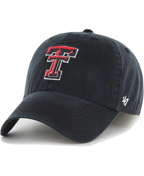 Men's Black Texas Tech Red Raiders Franchise Fitted Hat