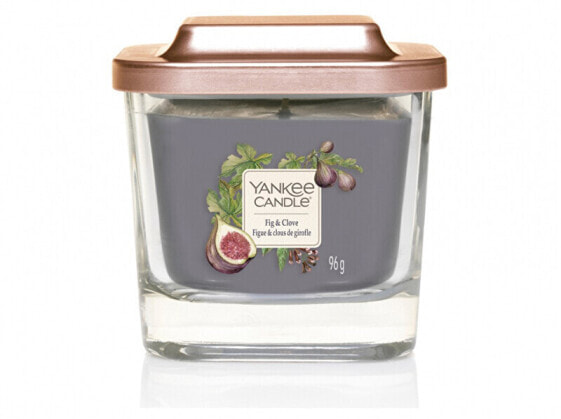 Aromatic candle small square Fig & Clove 96 g