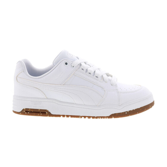 Puma Slipstream LO Gum 39322301 Mens White Leather Lifestyle Sneakers Shoes