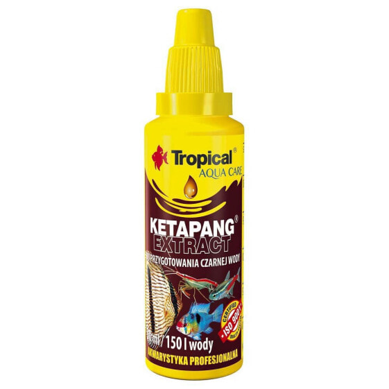 TROPICAL Ketapang Extract Black Water Preparation 30ml Aquarium Preparer