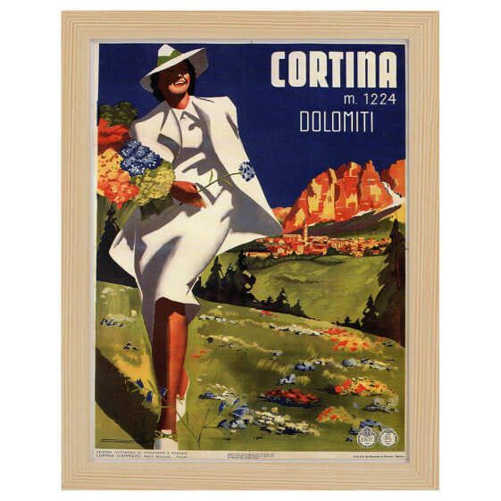 Bilderrahmen Poster Cortina